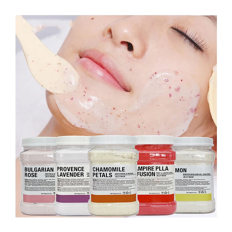 Vampire Age Hydrating Brightening Skin Care Jelly Mask Rose Petal Crystal Collagen Hydro Gold Face Frozen Jelly Mask Powder
