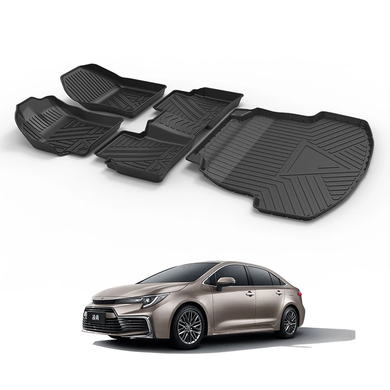 High Quality Interior Accessories Auto Floor Matting Custom Car Mats for Toyota Levin