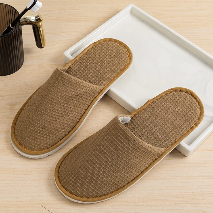 Time-limited Factory Wholesale  Summer Cotton Fabric Disposable hotel Slipper