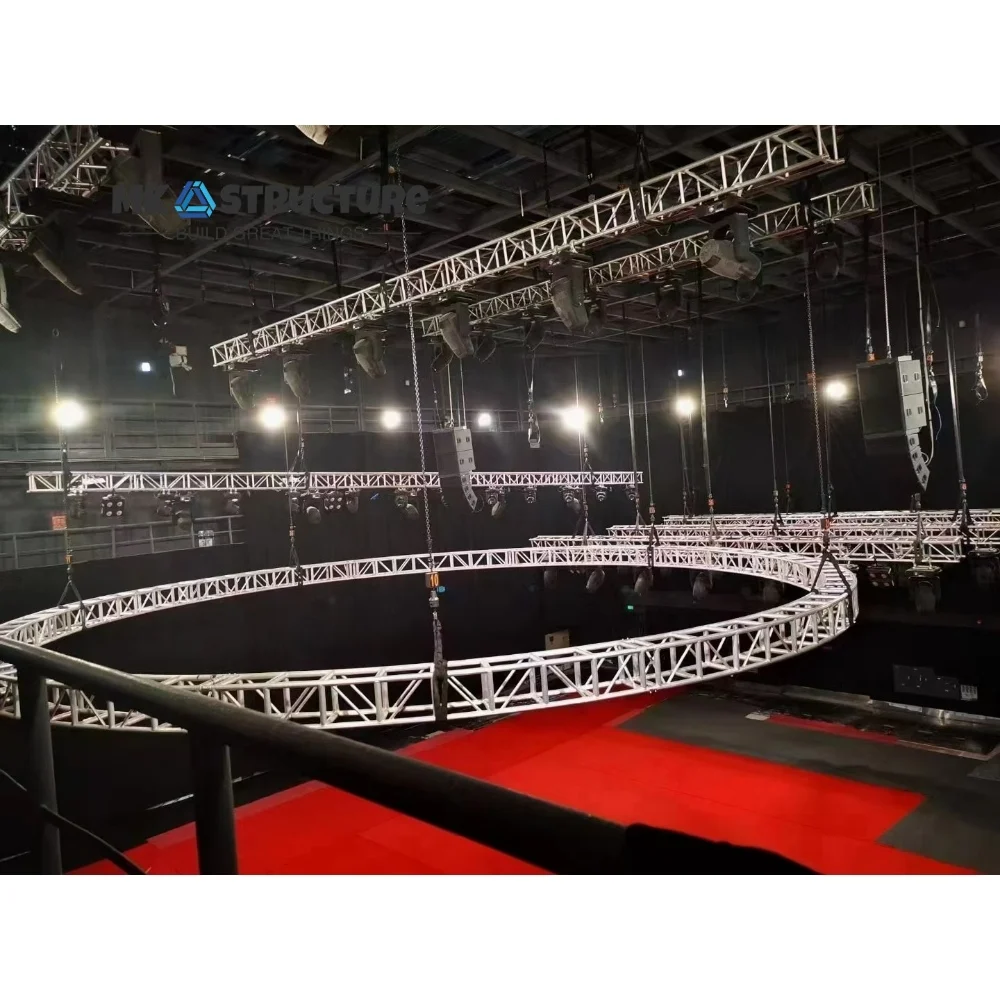Manufacturer Aluminium Display Speaker Truss Lifting Line Array Stand Truss Stage Platform