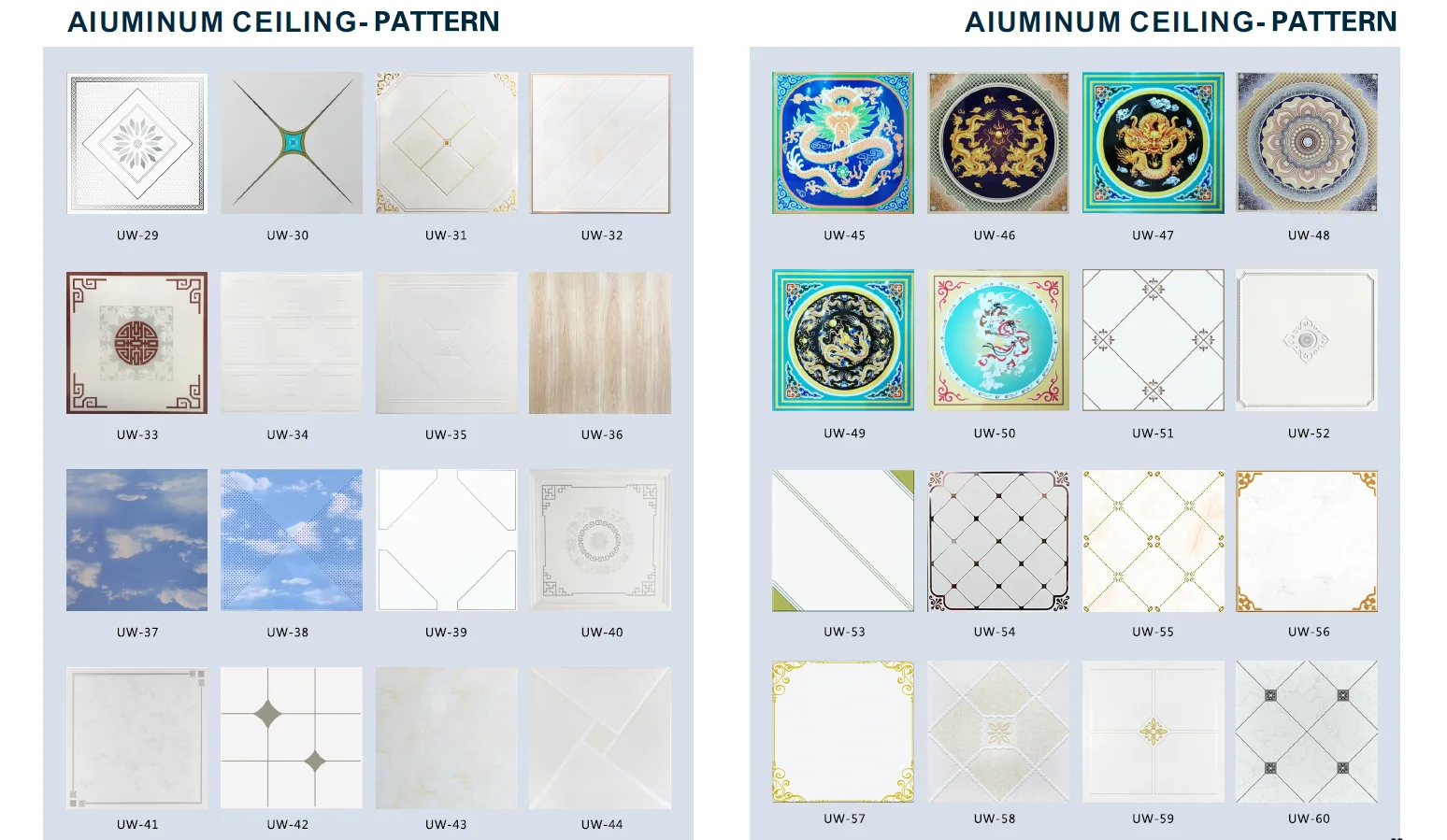 Factory Low cost Perforated Metal Aluminum 2x4 acoustical commercial drop ceiling tiles wholesale
