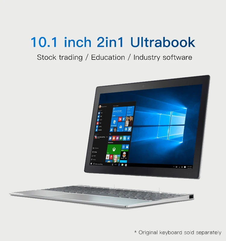 OEM планшет Windows Dual Mode Wifi 10 1 дюйма 2 в ноутбук 4G Ram 64Gb Rom Window планшетный