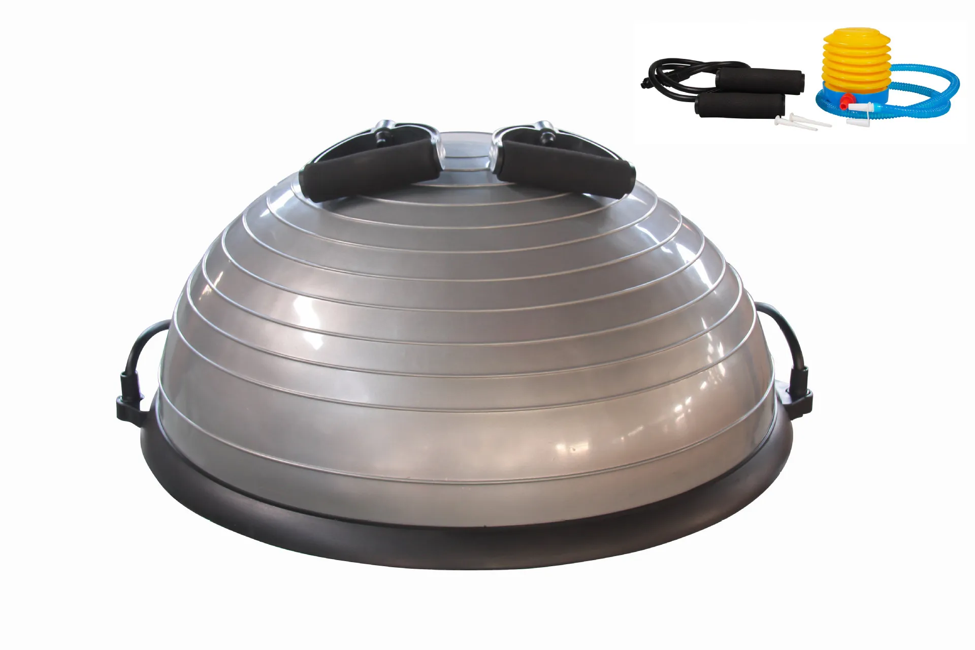 ONESTARSPORTS 58cm Diameter Pvc Half Pilates Ball Yoga Half Balance Ball