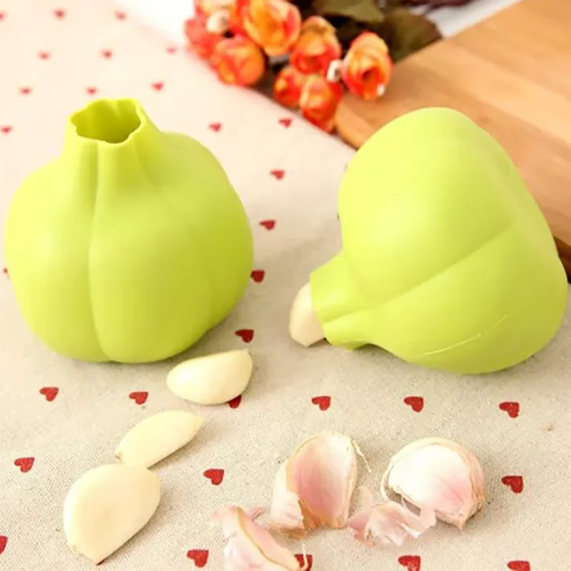 Wholesale Silicone Garlic Peeling Tools Portable Silicone Peeled Garlic Food Grade Garlic Ginger Grinding Tools Kitchen