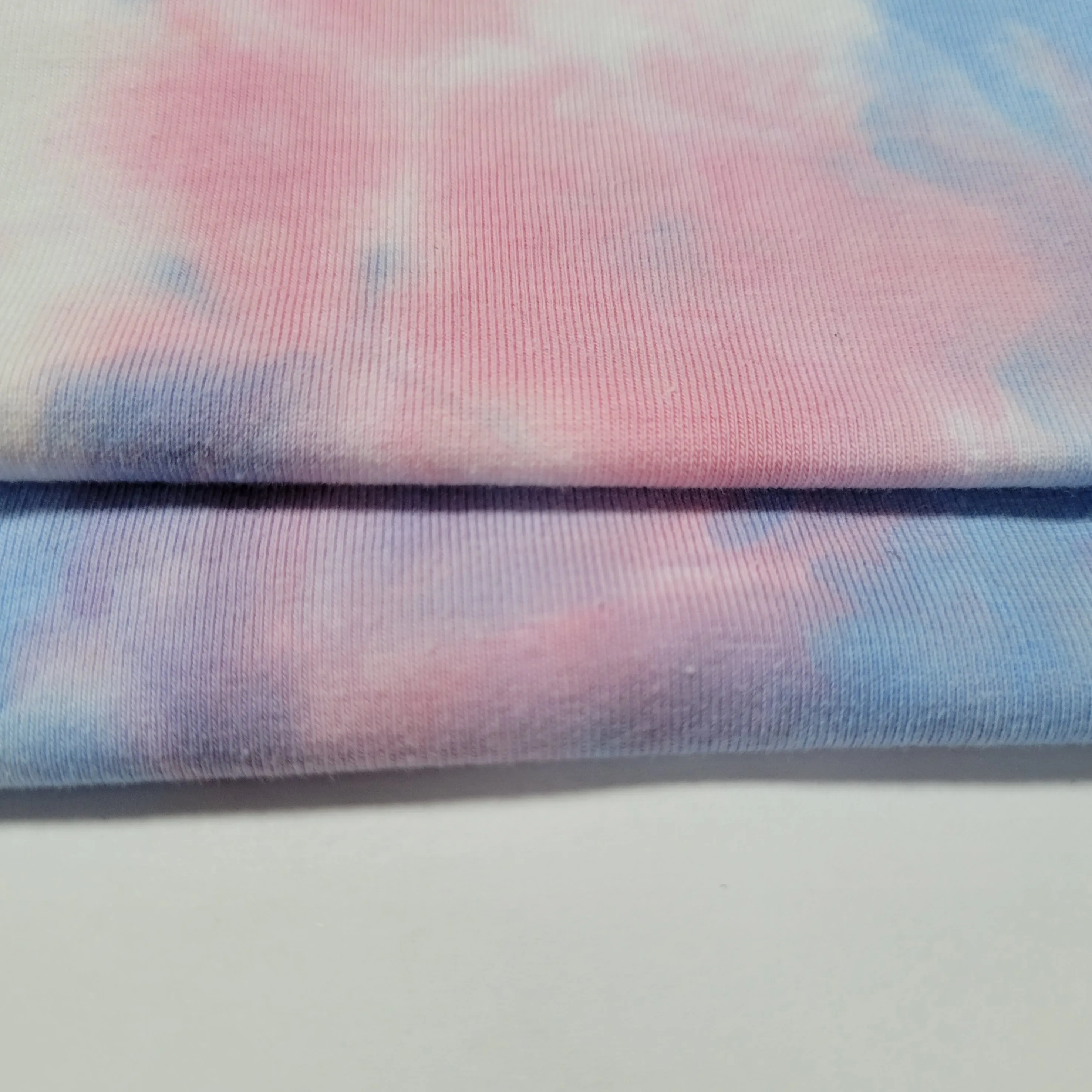 Classic best-selling plus size t-shirts fabric and tie-dyed Cotton spandex soccer jersey