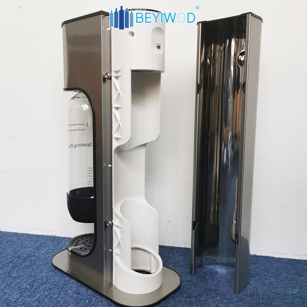 Sparkling water machine stainless steel soda maker machine with 1L PET bottle