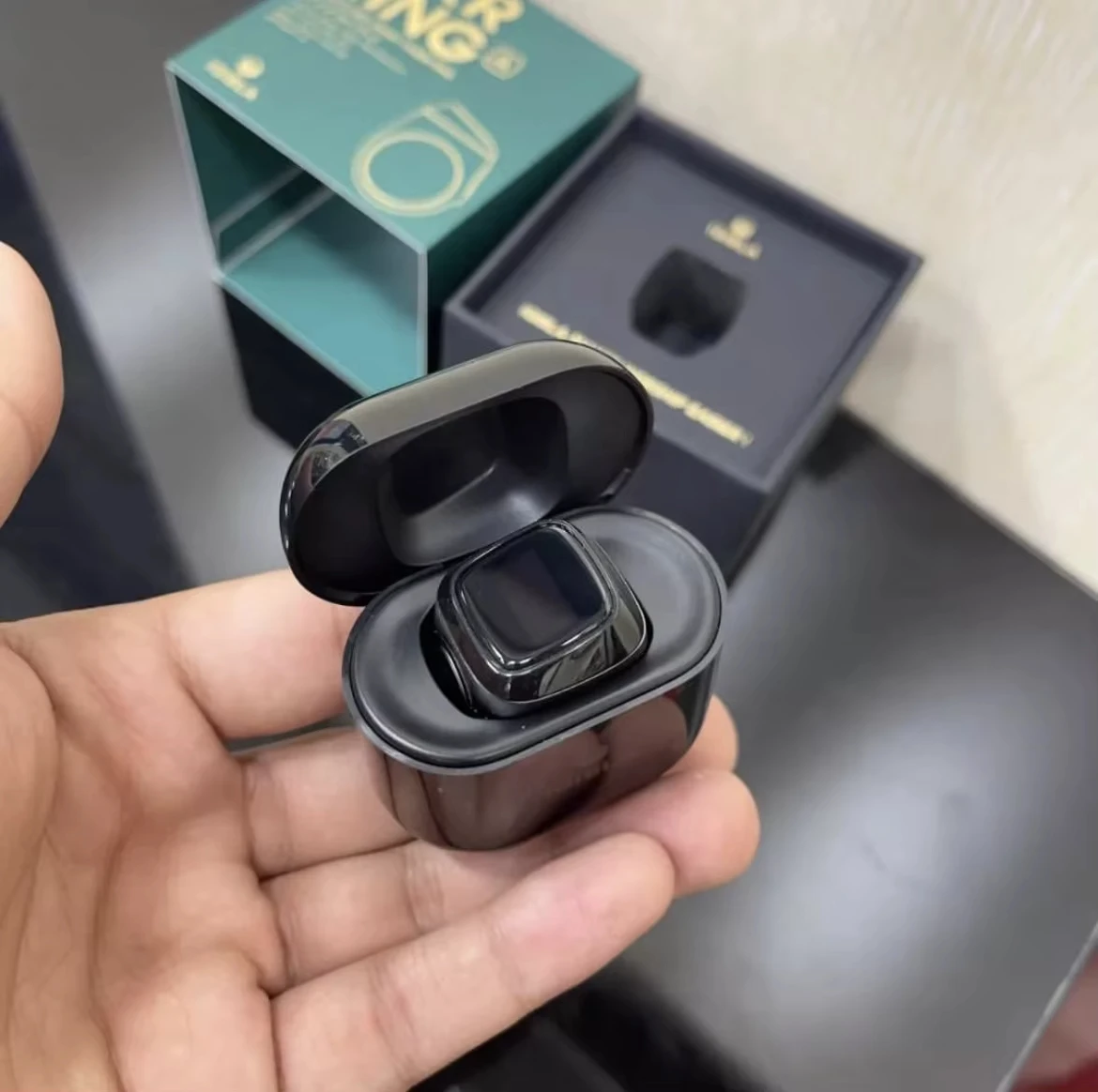 Smart Digital Tasbeeh Ring for Muslims 5 Prayer Times Counter with Vibration Reminder Waterproof Qibla Healthcare Supply