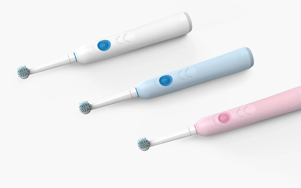 rechargeable  JS301 rotary round head sonic electric toothbrush