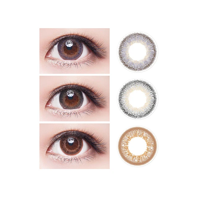 14.2mm Daily Soft Colored Contact lenses cosmetic use 1day circle disposable lentes de contacto for Makeup