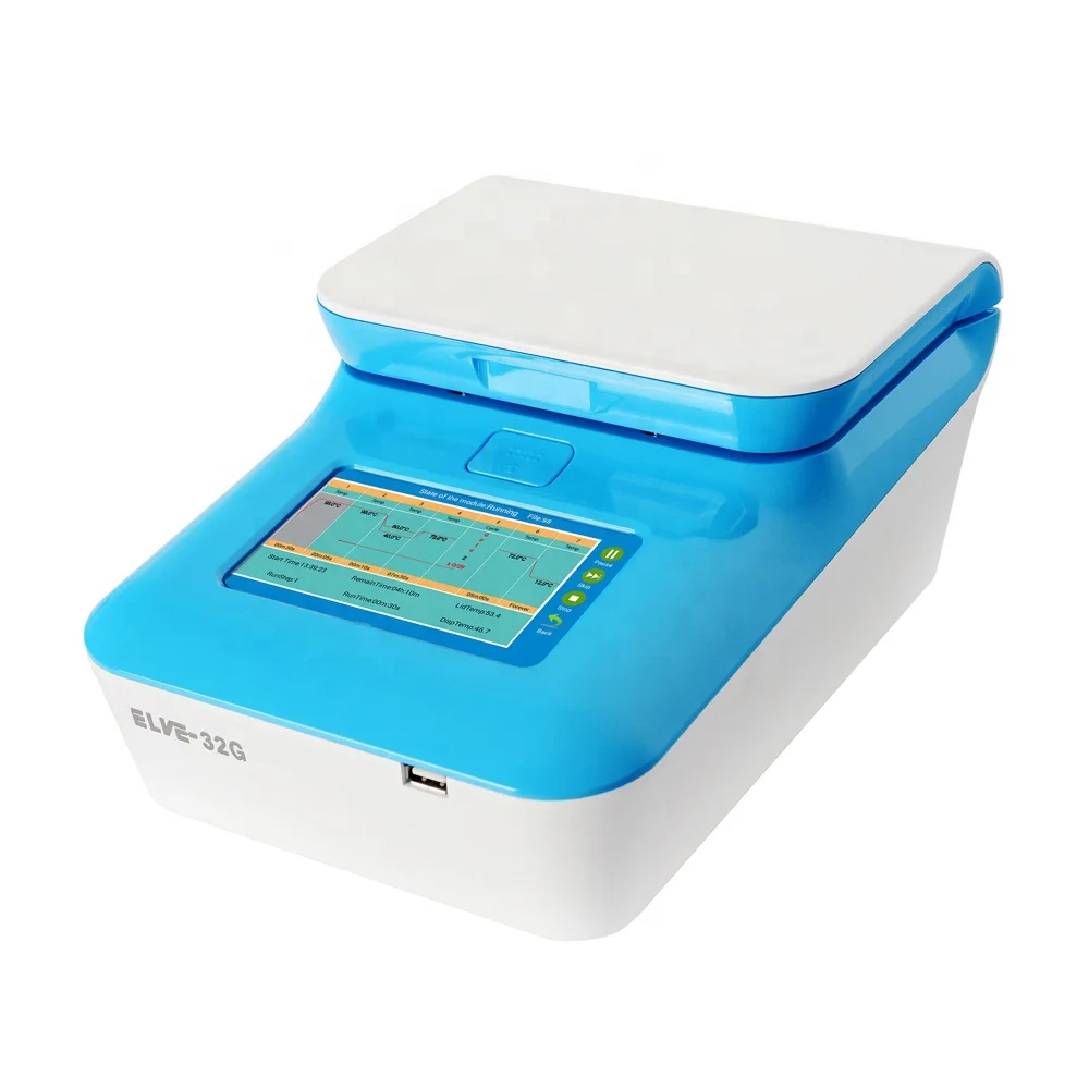 
ELVE-32G High Quality DNA Testing Gradient Thermal Cycler PCR Test Machine with Cheap Price 