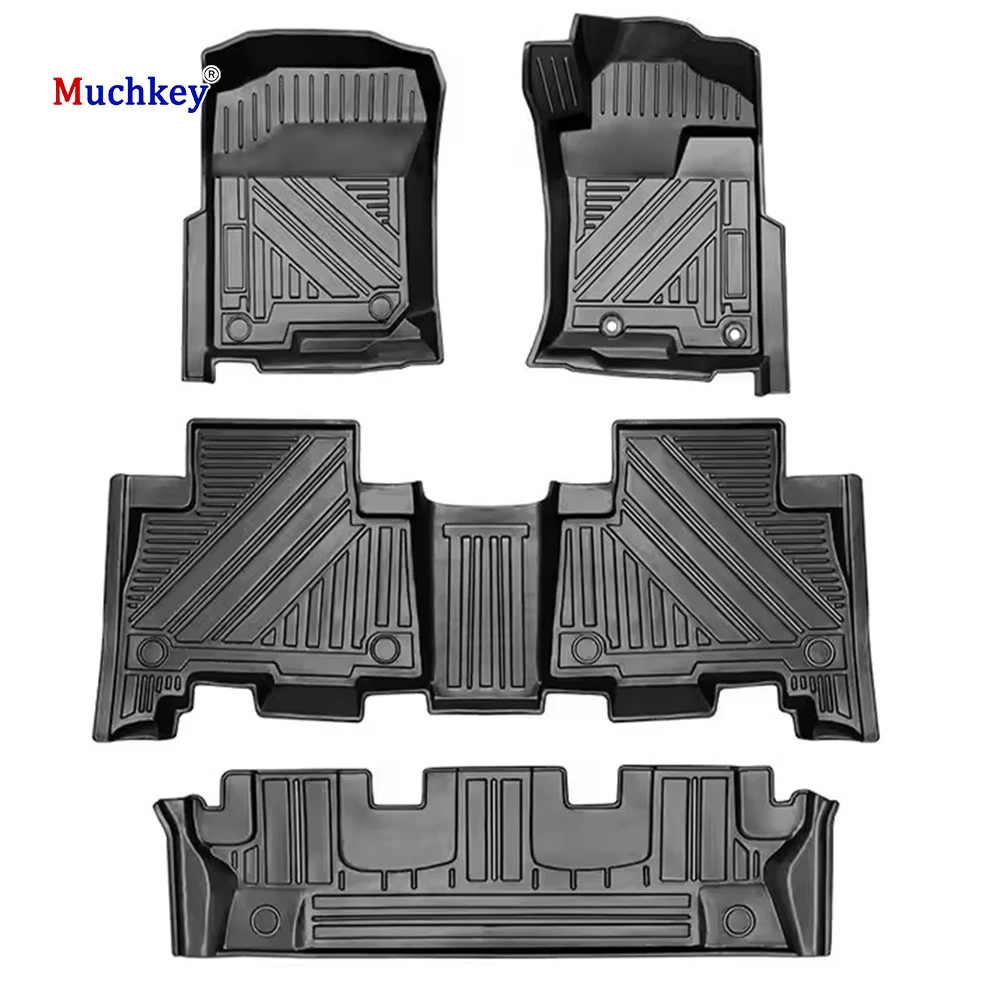Muchkey TPE Car Floor Mat For Toyota Prado 120 Custom Car Floor Mats Toyota Land Cruiser LC70 LC120 LC150 LC250 2010-2022