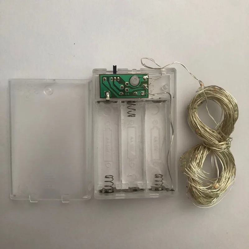 3AA battery operated 4m 40 Leds copper wire light firefly string lights Led mini copper wire string light