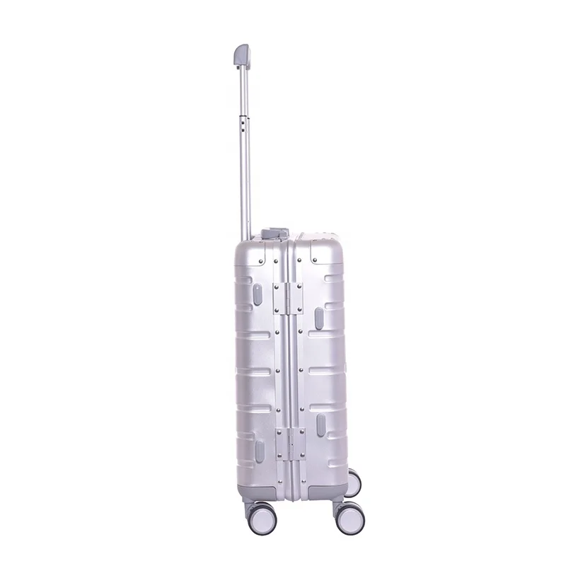 Aluminum magnesium alloy Spinner Wheel Luggage Travel Suitcase 20-inch Carry-on Pull-rod top-grade Body Coded Lock