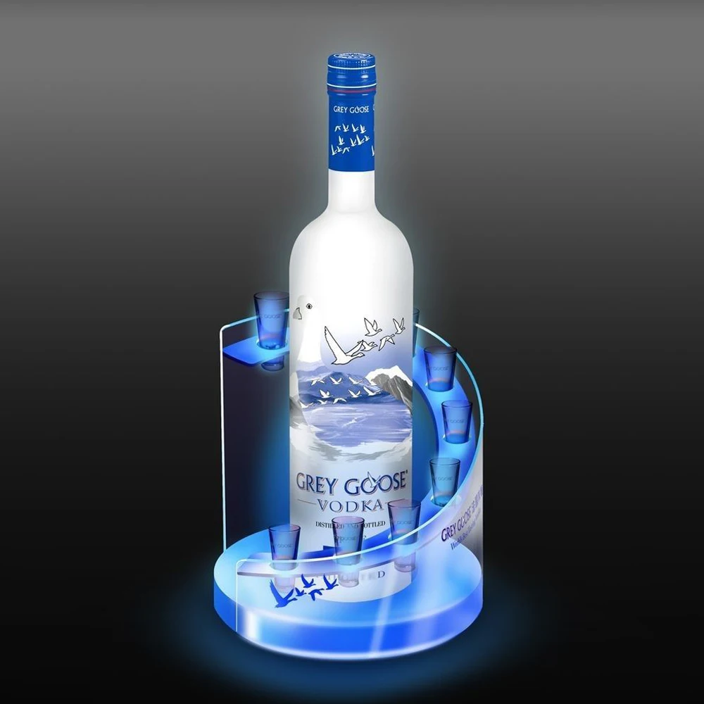 Led Illuminated Vodka Bottle Glorifiers Led Light Base Nightclub Bottle Presenter