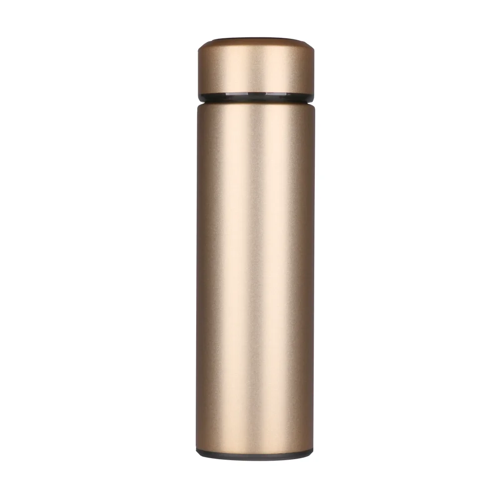 Double Wall Stainless Steel Vacuum Flask, Mug Water Bottle Electric, Reusable Tumbler with Hand Shank