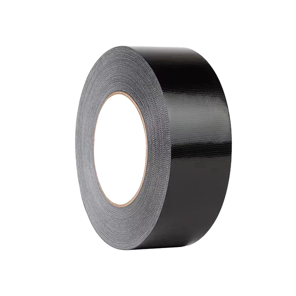 Free Sample Black Blue Water Proof Cloth Based Duct Tape Roll Black Cloth-Based Adhesive Tape Waterproof Book Binding Cloth Tape