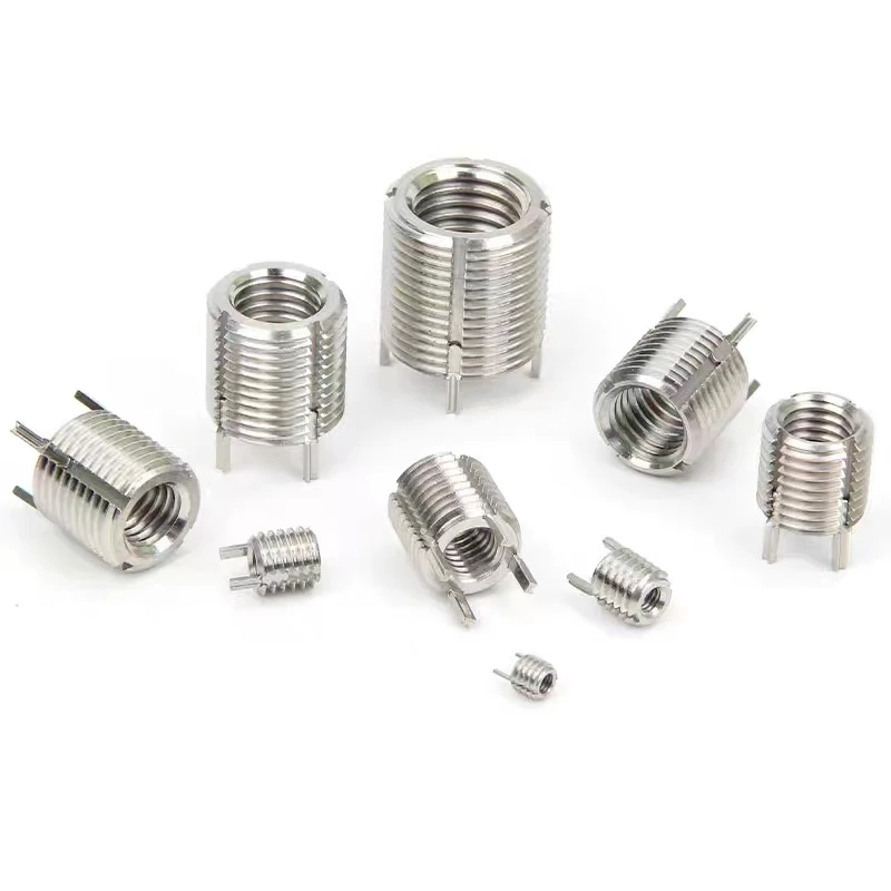 Heavy Duty Industrial Style Machine Parts 303 Stainless Steel Sturdy Material Fasteners Thread Inserts With Four Pins