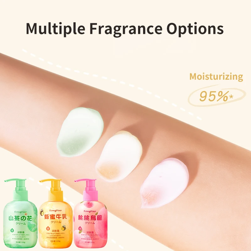 Rongyao Fruit Fragrance Body Lotion and Cream Skin Care  Anti Ance Whitening Fragrance Amino Acid Moisturizing Body Lotion