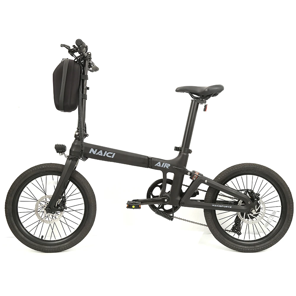 X2 Electric Bike Carbon Frame 20 Inch Folding Electric Bike with L G Seat Tube Battery 36V 7Ah Foldable Ebike