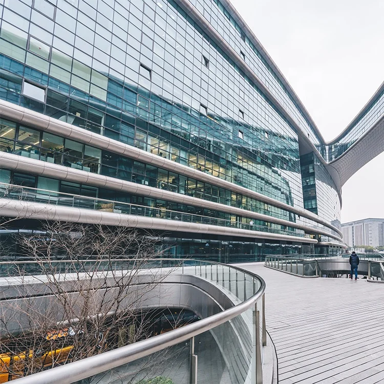 High quality curtain wall system unitized facade system