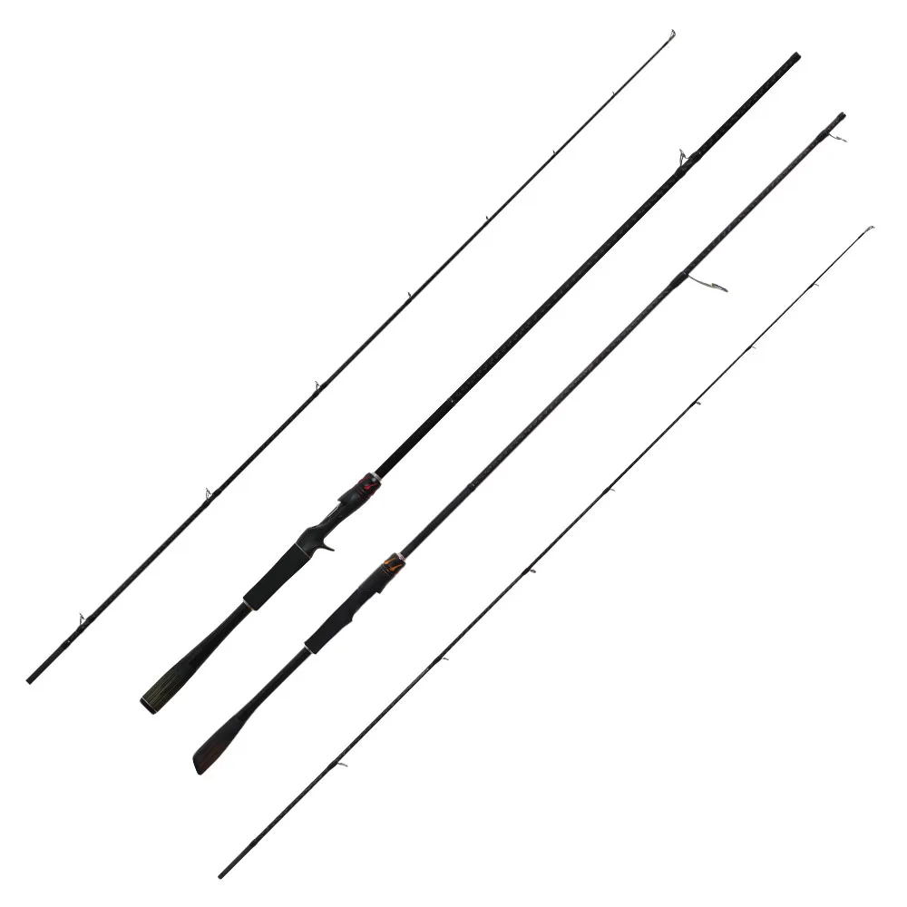 CTR011  Light toray carbon fiber sea baitcasting fishing rod 2 sections bait casting and spinning rod with carbon grip