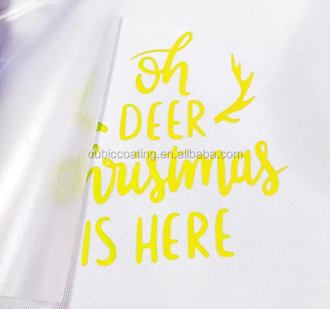 Customizable Korea Quality Pvc Pu Printable Heat Transfer Htv Vinyl Iron On Vinyl For Textile Transfer Paper Film