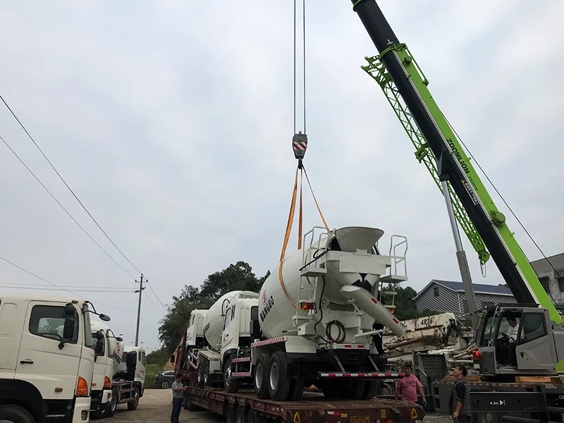 
Camion A Coule Beton Steel Drums Concrete Mixing Truck Mixer In Malaysia 