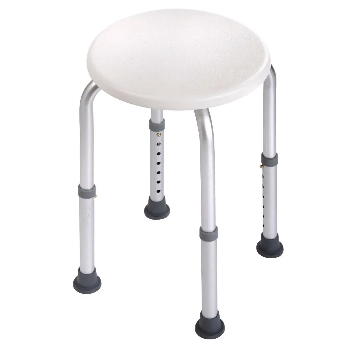 
Shower chair Two Stairs Bath Safety Stainless Steel Frame Bath Stool 
