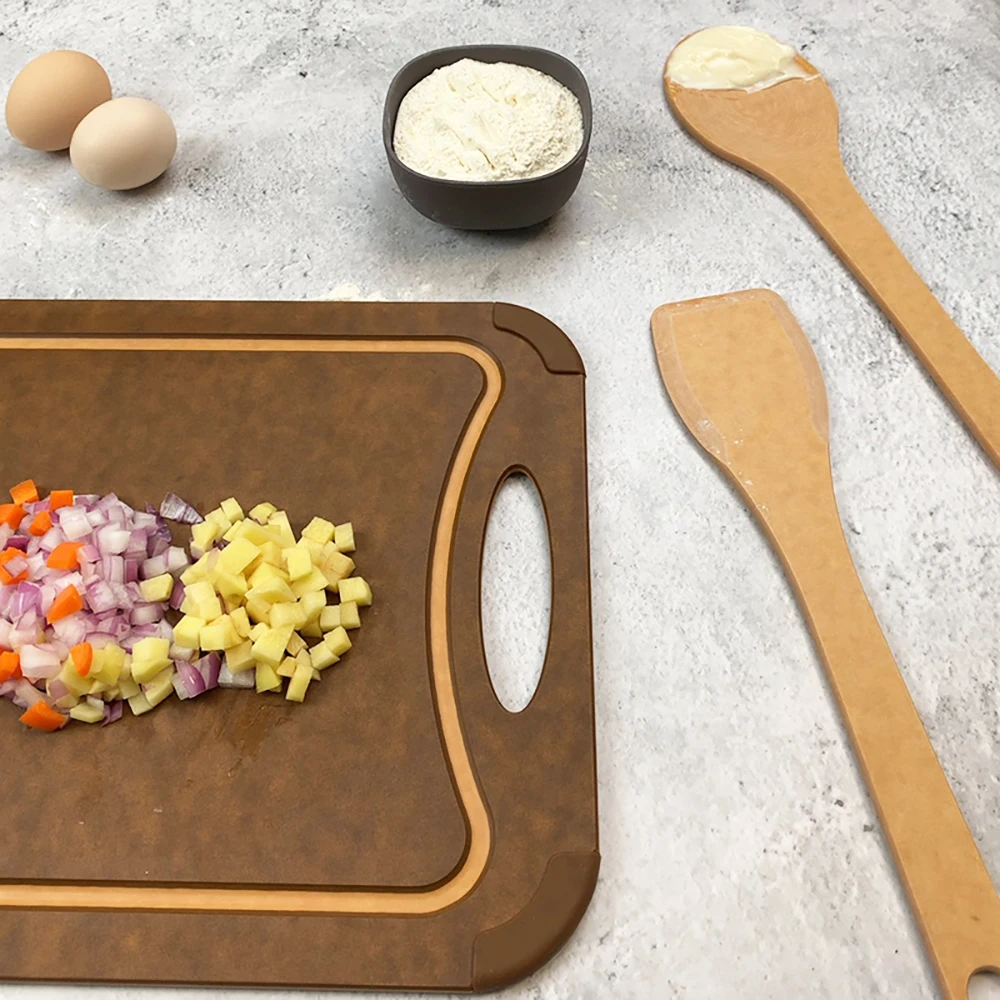 Wood Fiber Cooking Utensil Tools Eco Friendly Kitchen Scoop Advanced  Color Cookware Set customized