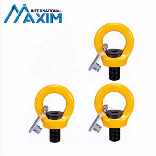 Grade 80 Swivel Lifting Key Eye Points Rotatable Lifting Eye Ring Bolts