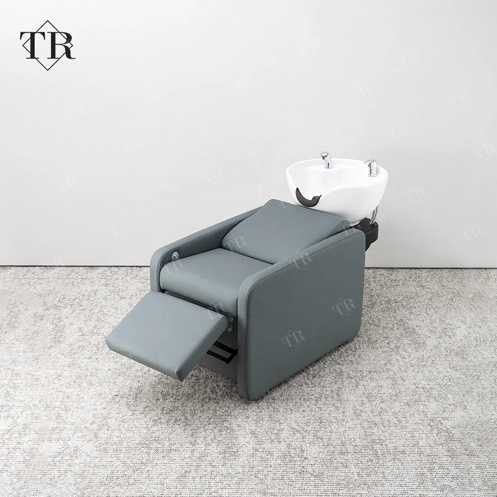 Turri Salon Hair Shampoo Bowl Basin And Chair Spa Head Water Therapy Shampoo Head Spa Bed Chair For Salon Head Spa Sink And Bed