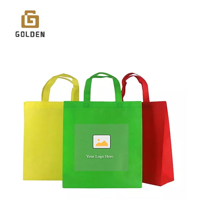High quality eco-friendly metallized film packaging nonwoven bag  non woven tote bag for shopping