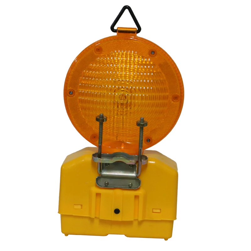 Hazard warning lights for traffic cone