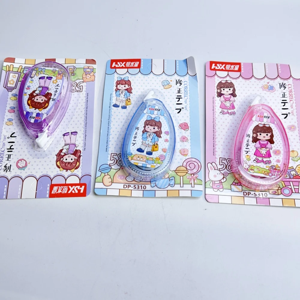 Милые Мультяшные ультратонкие прозрачные ленты для домашних животных, для школьного офиса, канцелярские принадлежности, корректирующие ленты, оптовая продажа по низкой цене