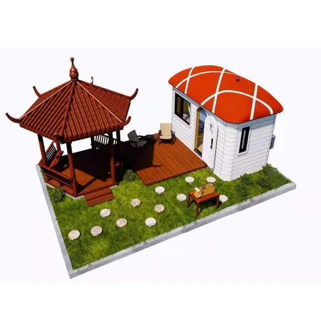 Transitional Mobile Home Cabin Prefabricated House Germany Christmas House