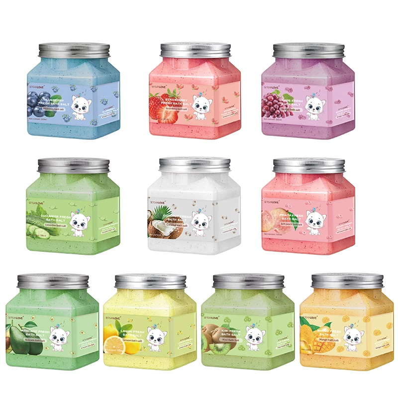 Himalayan natural mineral bath salt bath salt rose fragrance soothes fatigue smooths the skin bath salts with crystals
