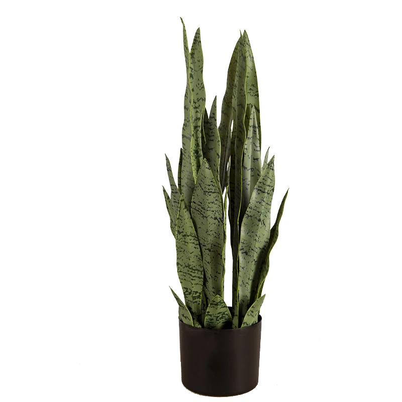 Cheap artificial plants bonsai home decor garden decoration green plants artificial sansevieria wholesale custom inventory