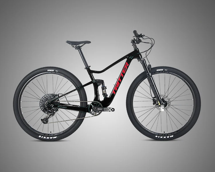 Hot sale TWITTER FOREST SX-12 Speed full suspension carbon fiber mountain bike  new model  29 inch