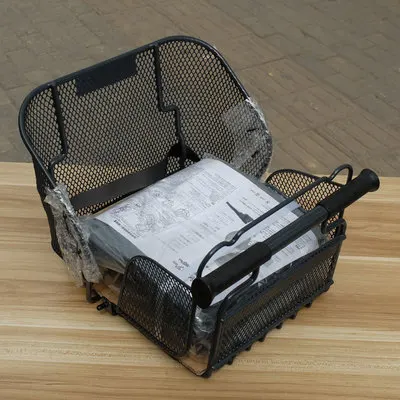 High Quality Safety Rear Child Bike Seat with Handle Bicycle Baby Cushion Kids Saddle with Belt backrest foot pedals