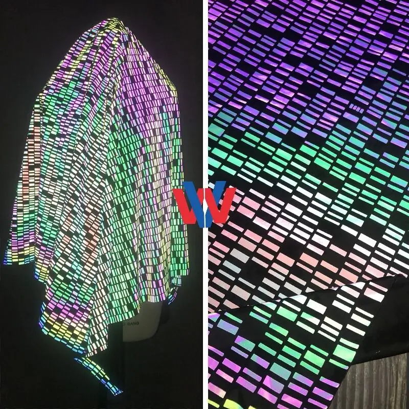 reflective print fabric  spider web printing reflective fabric spiderweb printed reflective fabric