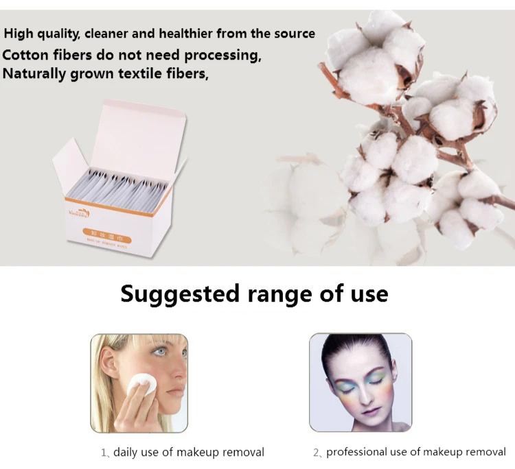 pure cotton make up removal wet towel single pack hot sale face cleaning wipes lady skin care wet napkin