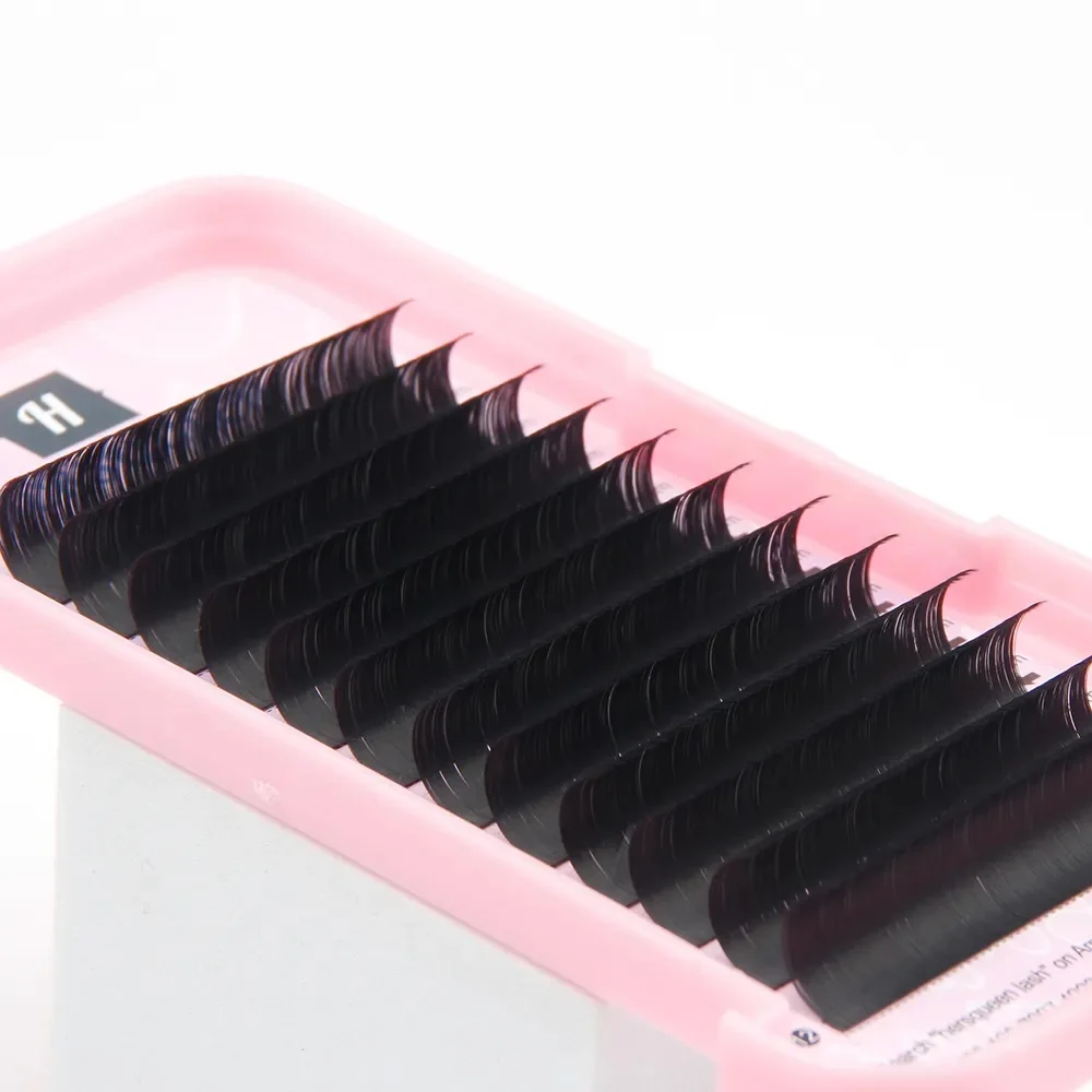 0.05 Wholesale Factory Eyelash Supplier Russian Mega Fan Volume Silk Soft Dense Eyelash Extension Professional Faux Mink Eyelash