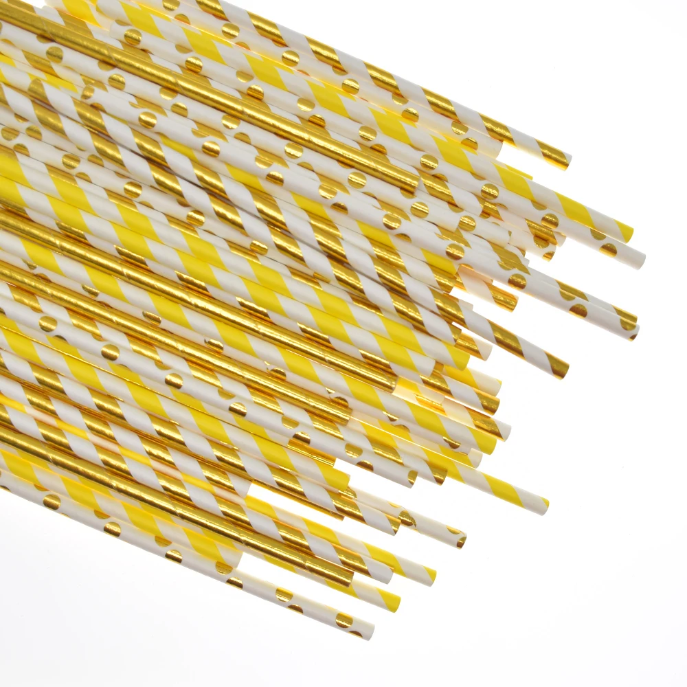 OEM 100% Full Brown Food Grade Paper Straw Daily Use Compostable Paper Straws with Individually Wrapped