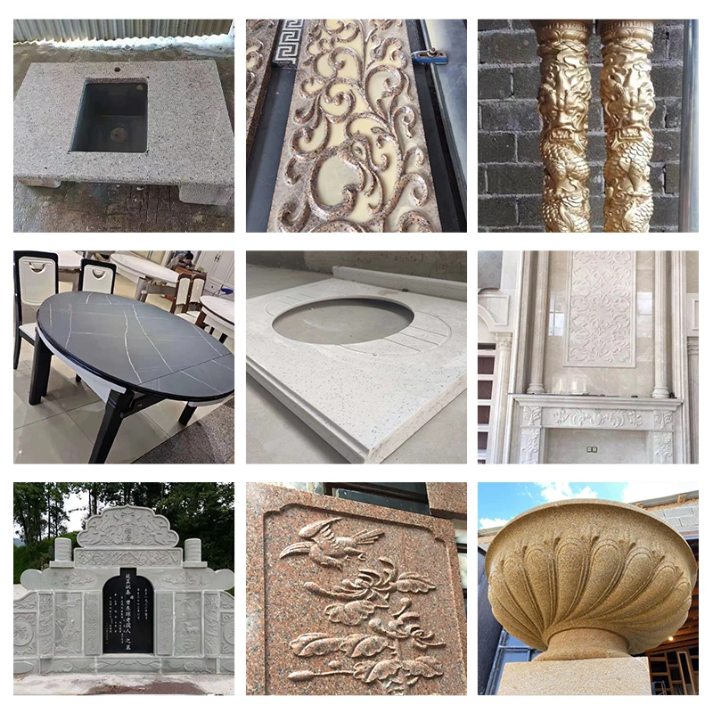 Leedercnc Fully Automated 3 Axis CNC Router Machine for Letter Carving on Granite Tombstones