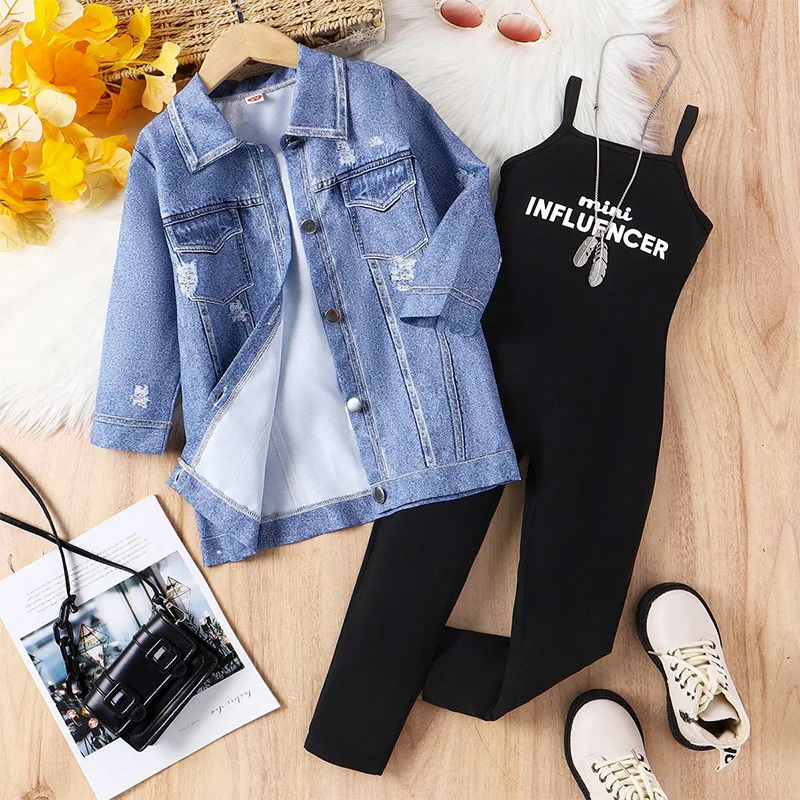Children Clothing 2 Piece Boutique Casual Baby Toddler Kids Summer Girl Kids Clothing Set A1306