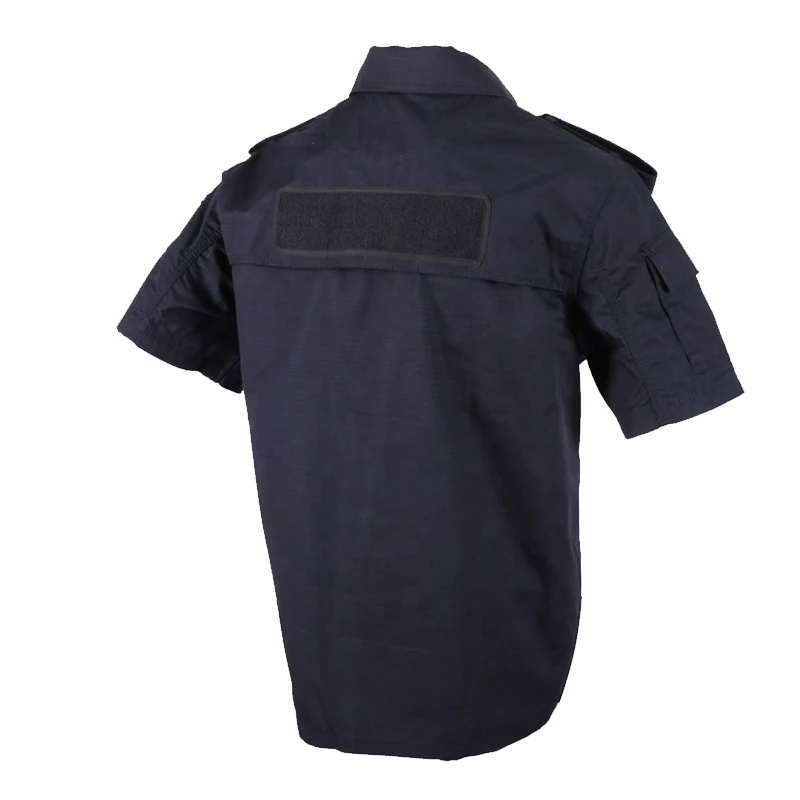 Wholesale military uniform short sleeve shirt military training uniform Police Short Sleeve Security Officer Uniform For Summer