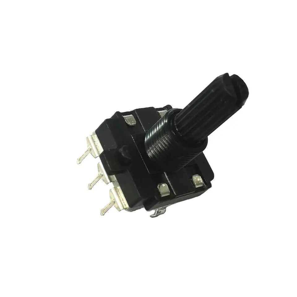 Plastic insulated shaft rotary encoder 16mm incremental encoder 12 pulse 24 pulse encoder