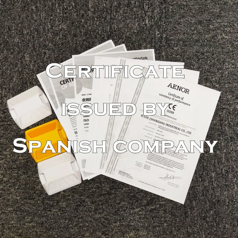 K-LITE road reflector cats eyes white  for road safety sign