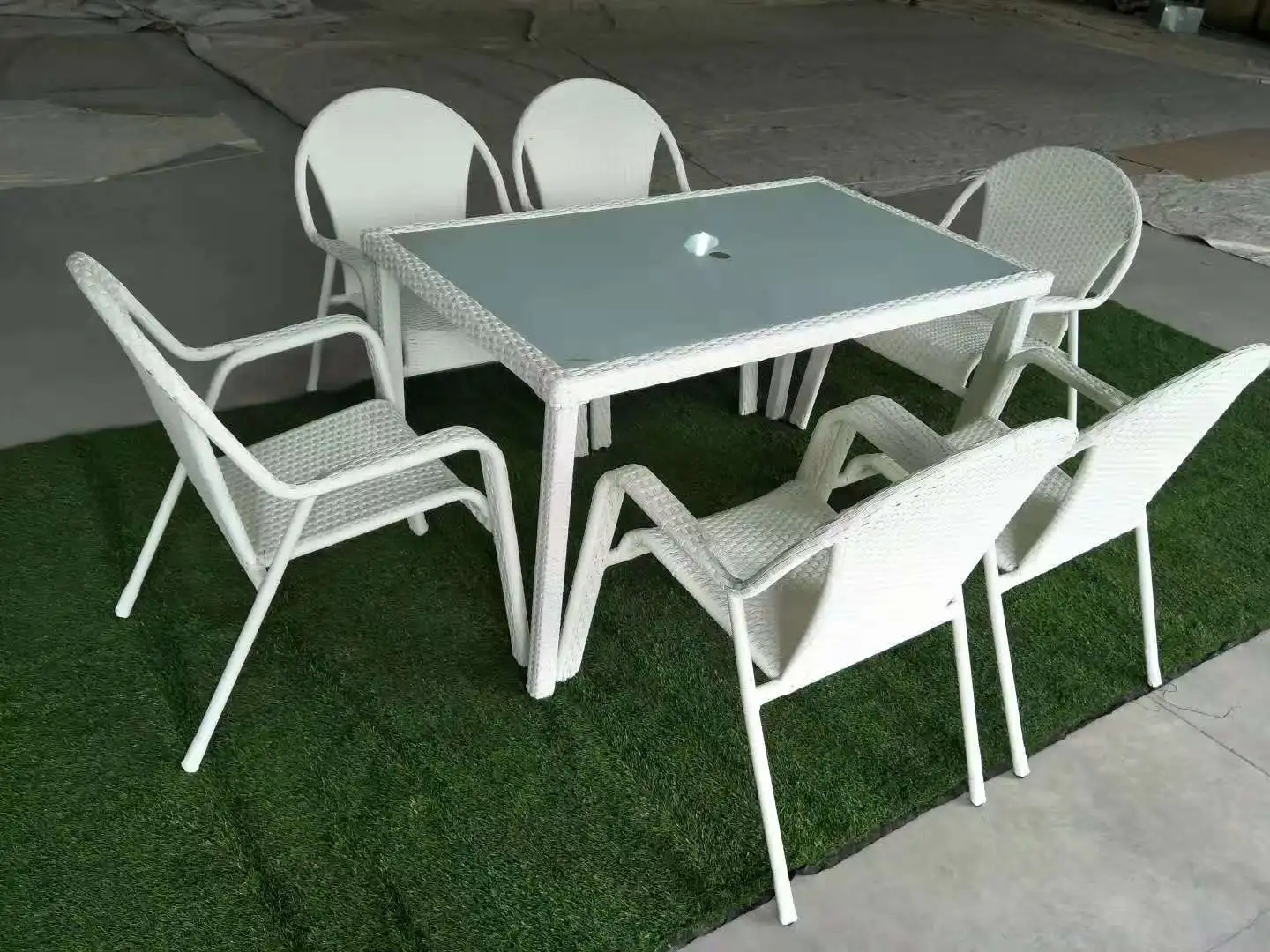 
cheap furniture rattan outdoor table ste 