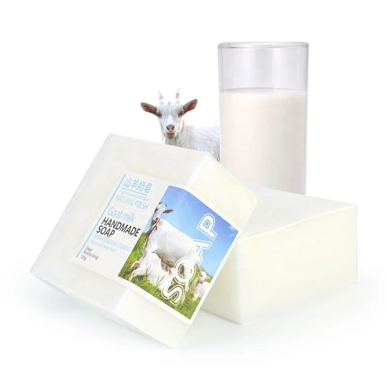 100g Removal Pimple Pore Handmade Soap Acne Treatment Sea Salt Goat Milk Rose Moisturizing Glycerin Whitening Soap